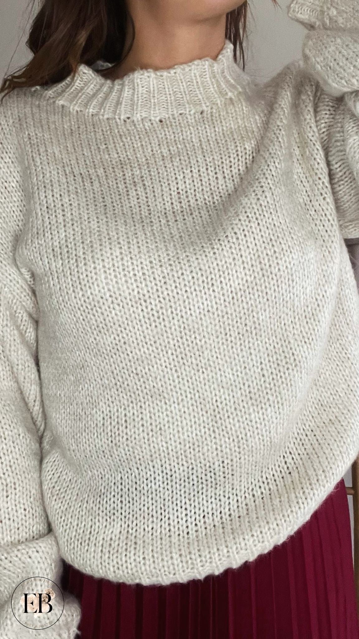 Pull KAREN [ Écru ] Eylim Boutique