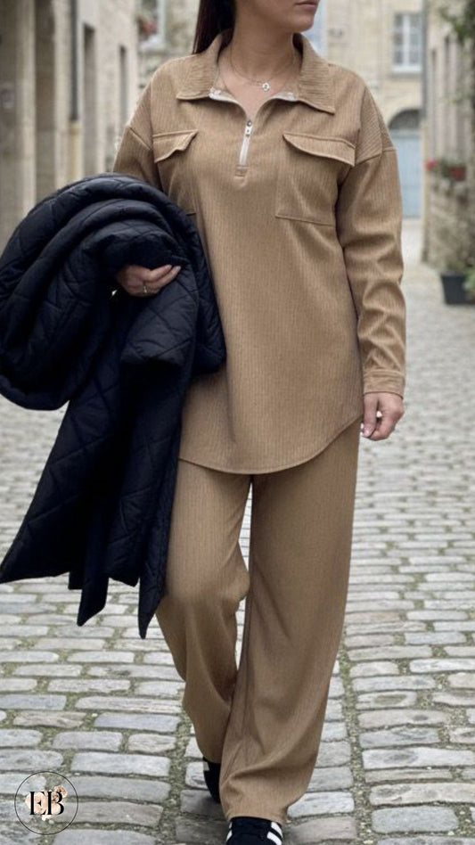 Ensemble SANNA [ Cappuccino ] Eylim Boutique