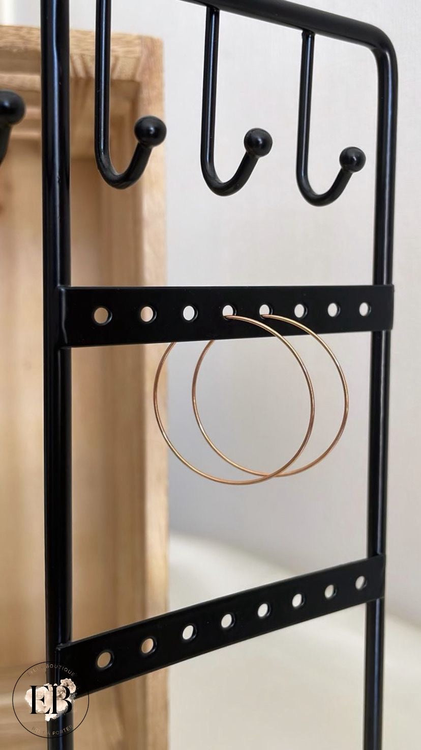 Boucles d’oreilles CRÉOLES [ Rose gold ]