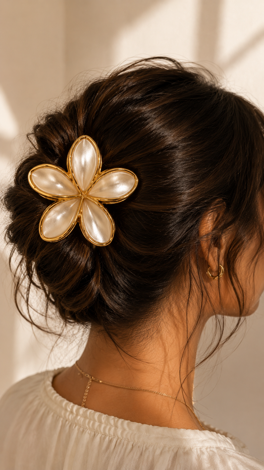 Pince à cheveux TAHITI [ Doré ] Eylim Boutique