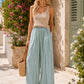 Pantalon fluide MARINE [ Vert d’eau ] Eylim Boutique