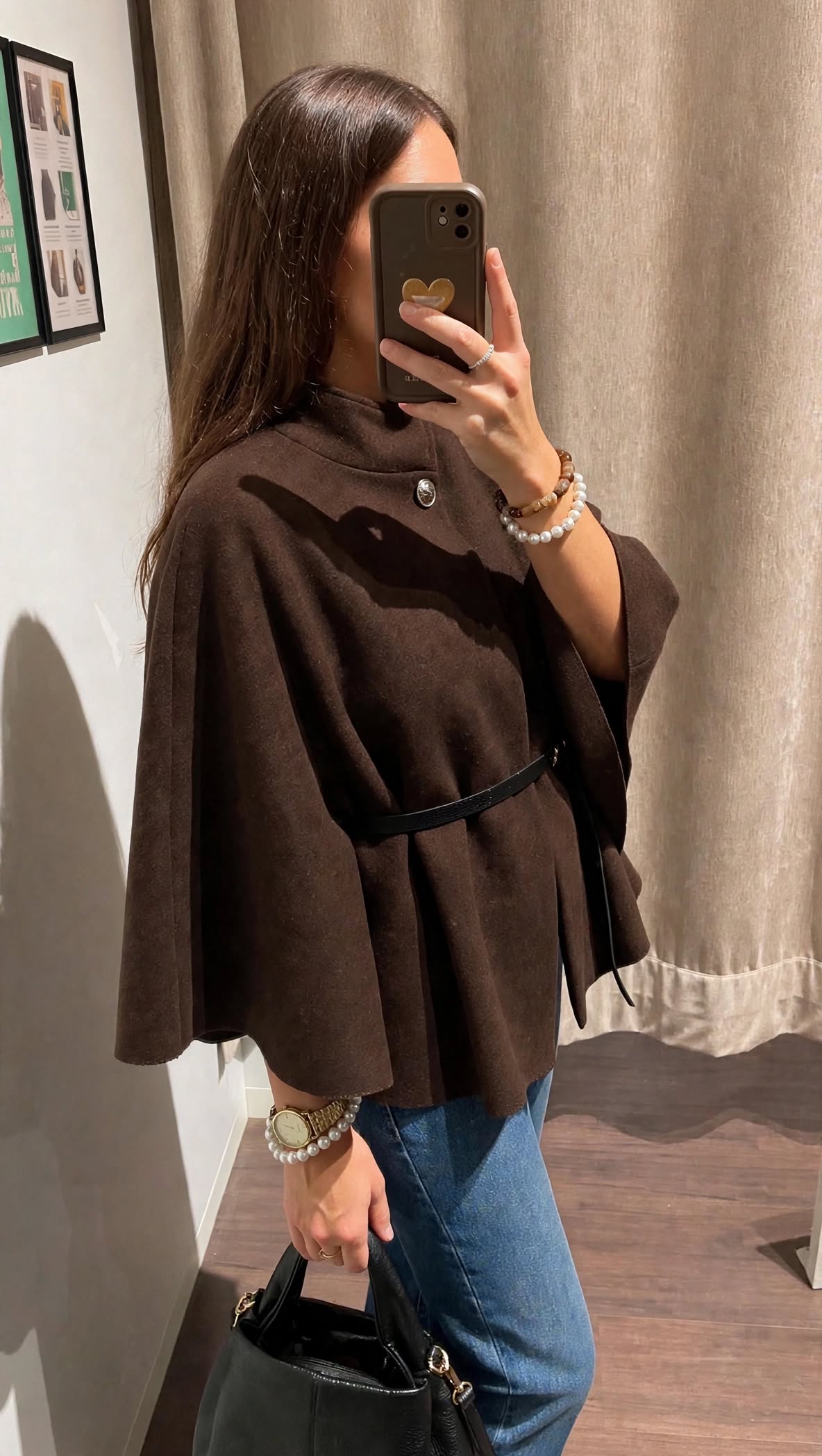 Poncho AMBRE 🤎 Eylim Boutique