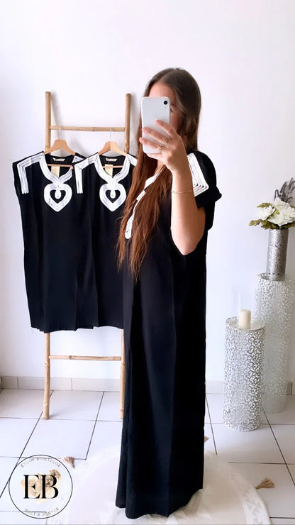 Robe INAYA « Enfant » [ Noir ] Eylim Boutique