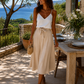 Jupe longue JULIE [ Beige ] Eylim Boutique