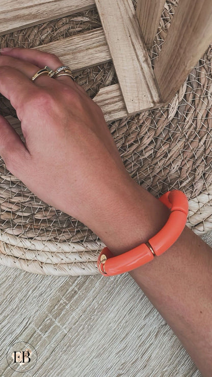 Bracelet MELINA [ orange ] - Eylim Boutique