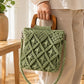 Sac à mains / bandoulière en crochet [ Vert ] Eylim Boutique