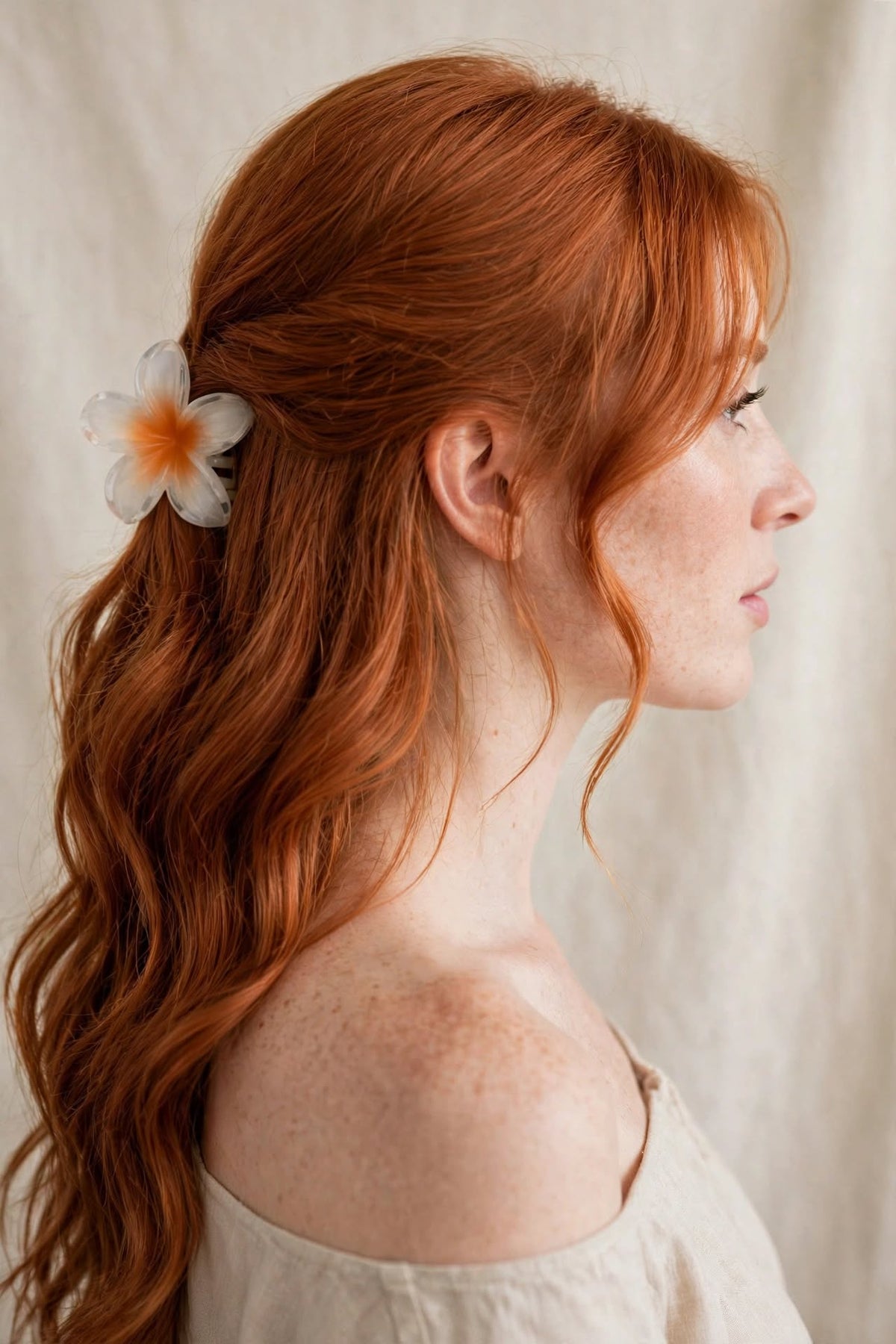 Pince à cheveux TAHITI 🤍🧡 Eylim Boutique