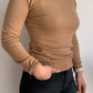 Pull col roulé RUBY [ Camel ] Eylim Boutique