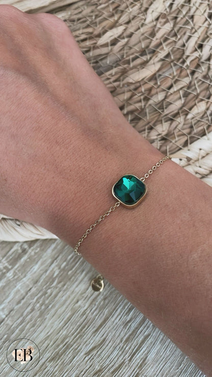 Bracelet NAÎLA [ Vert ] - Eylim Boutique