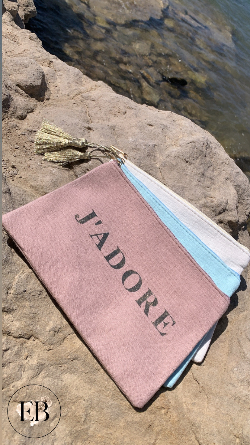 Pochette J’ADORE [ Plusieurs coloris ]