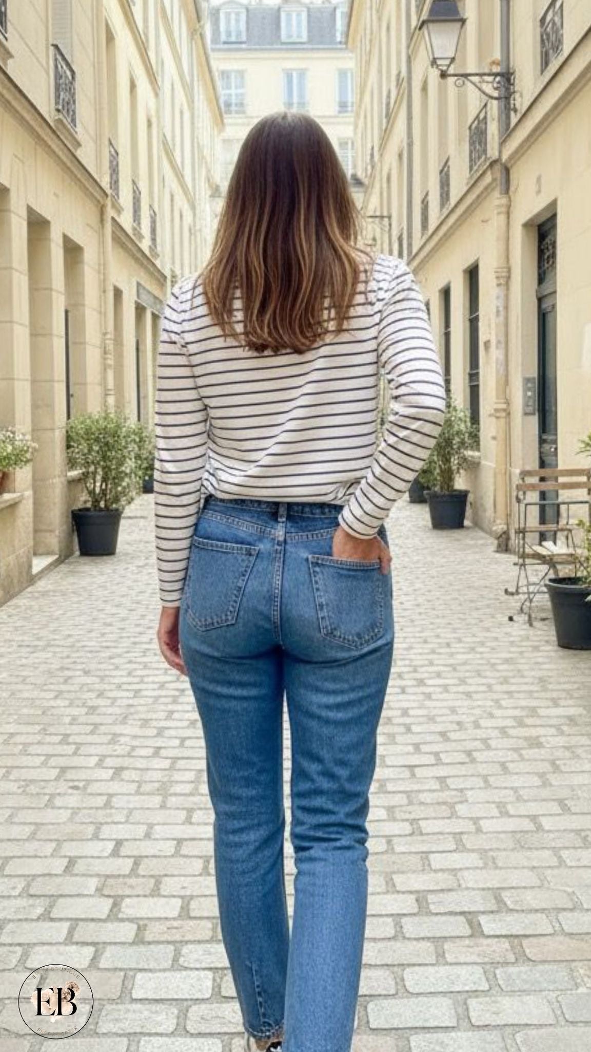 T-shirt AMORE MIO [ Bleu roi ]