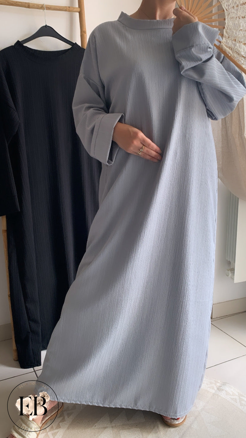 Abaya NADIA [ Gris clair ]