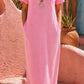 Robe LOUISE [ Rose ] Eylim Boutique