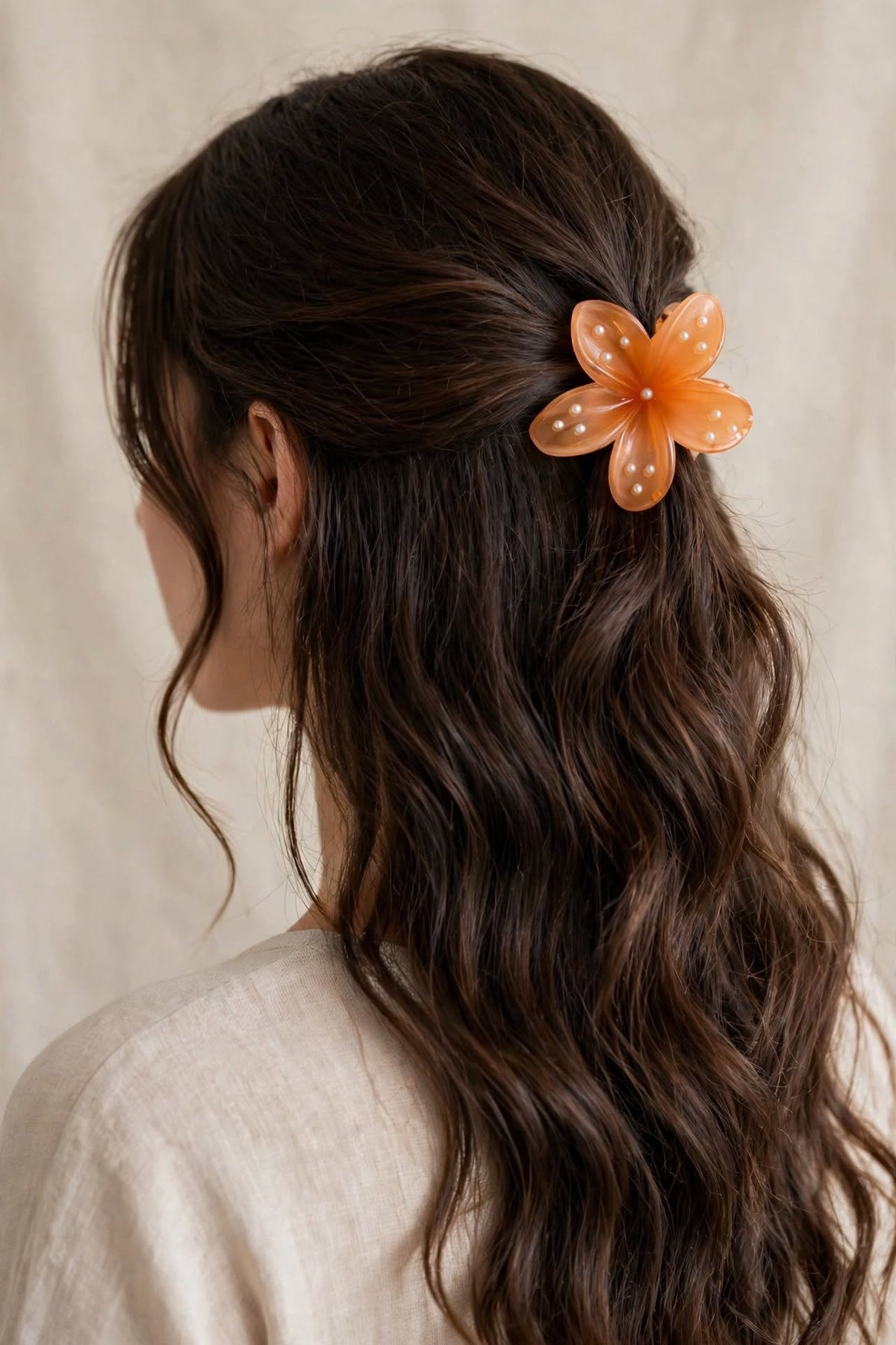Pince à cheveux TAHITI à perles 🧡 Eylim Boutique
