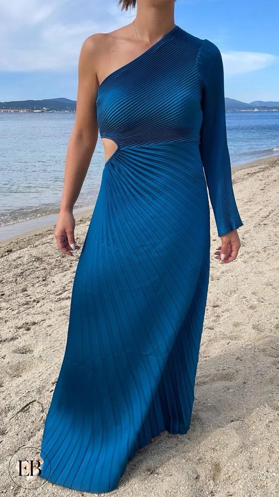 Robe AUDE [ Bleu ] Eylim Boutique