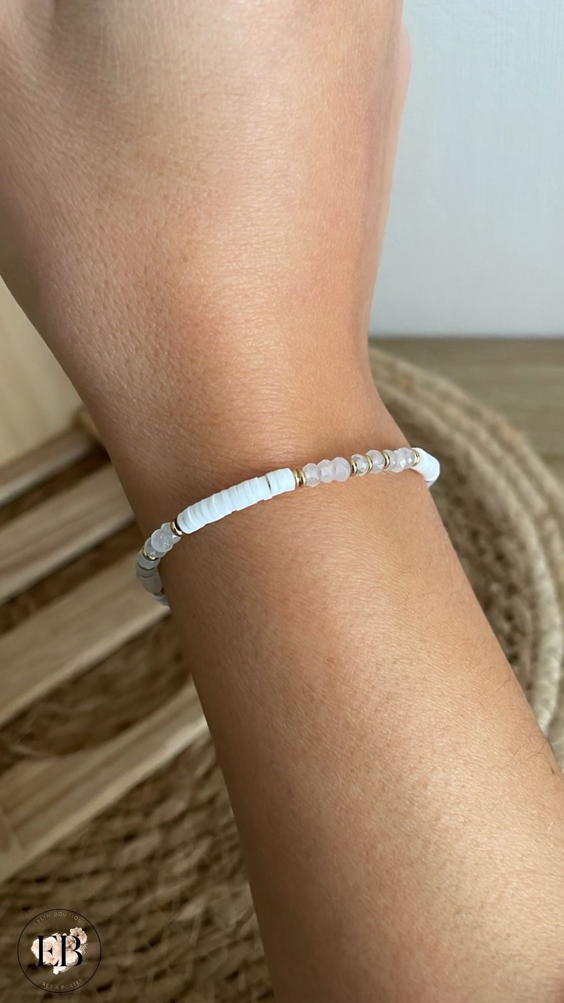 Bracelet NOVA [ Blanc ] Eylim Boutique