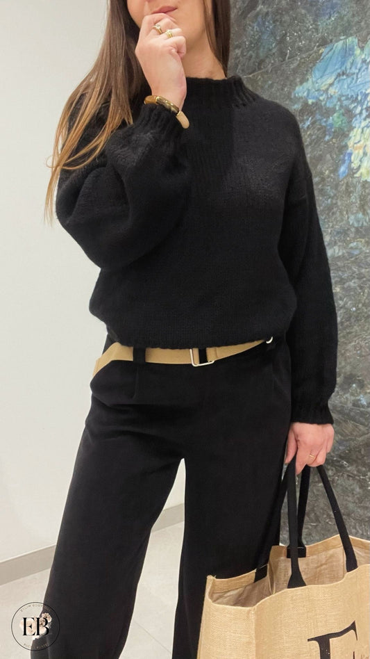 Pull [ Noir ] Eylim Boutique