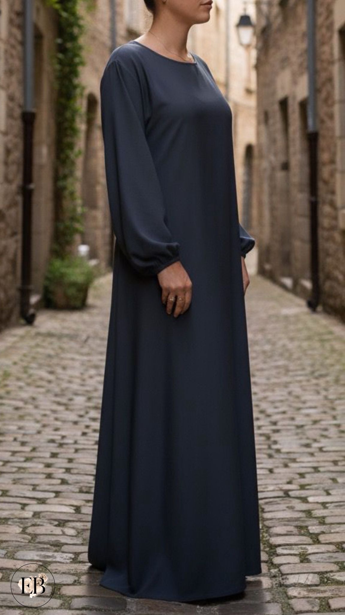 Abaya SAFA [ Gris anthracite ]
