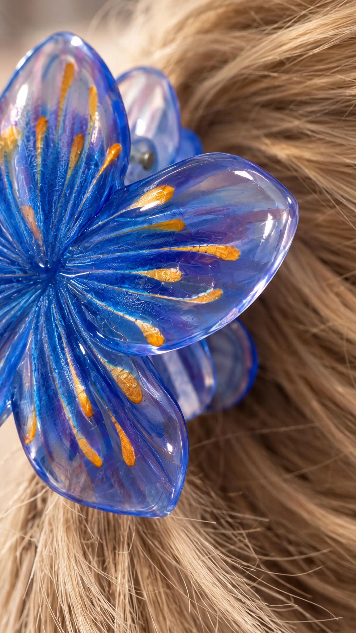 Pince à cheveux TAHITI [ Bleu ] Eylim Boutique