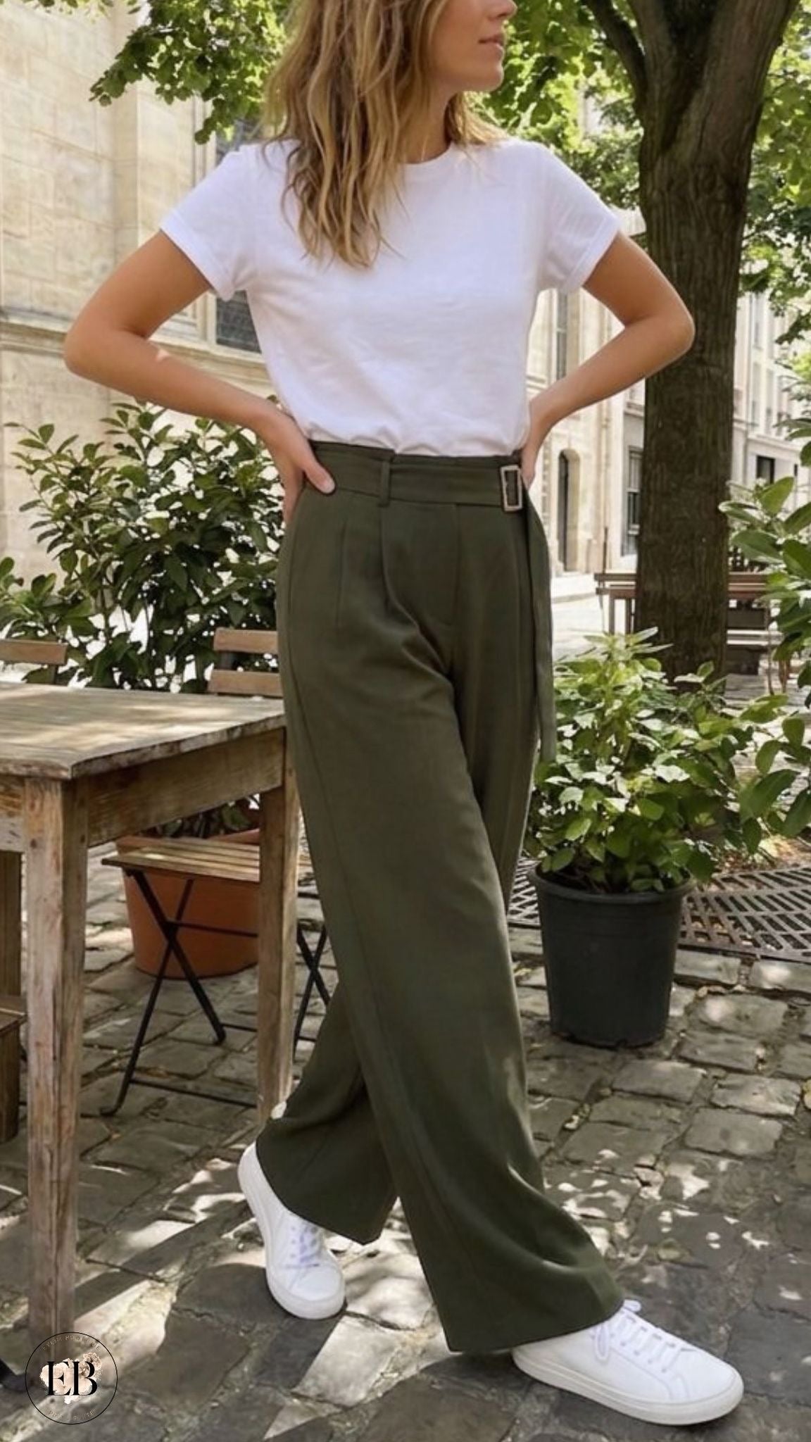 Pantalon ARIANE [ Kaki ] Eylim Boutique