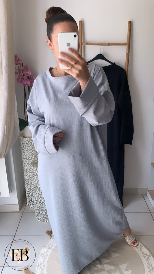 Abaya NADIA [ Gris clair ]