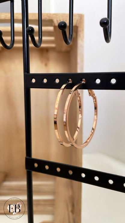 Créoles [ Rose gold ] - Eylim Boutique