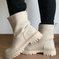 Bottines ALBINA [ Beige ] - Eylim Boutique