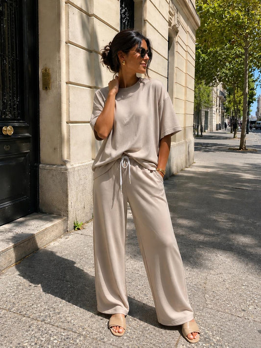 Pantalon MIA [ Beige ] Eylim Boutique