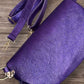 Sacoche bandoulière CUIR [ Violet ]