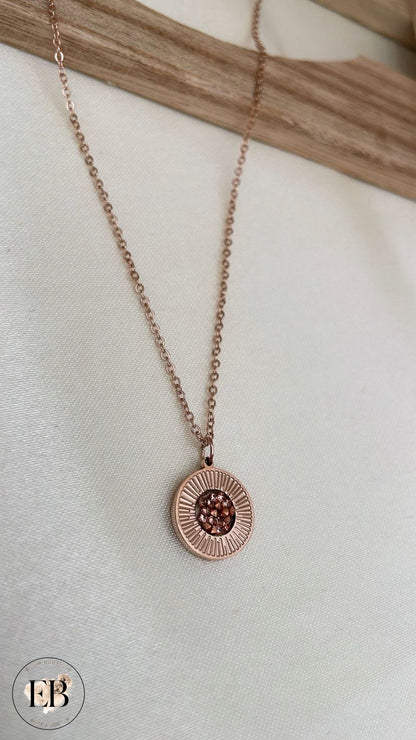 Collier CLAIRE [ Rose gold ] - Eylim Boutique