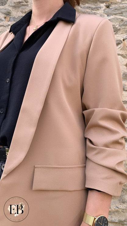 Veste blazer NINON [ Camel ] Eylim Boutique