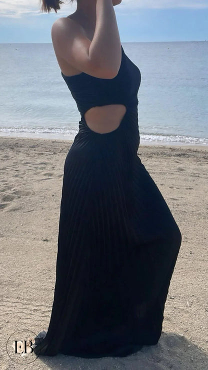 Robe AUDE [ Noir ] Eylim Boutique