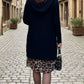 Gilet à capuche CÉLESTE [ Noir ]