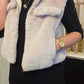 Gilet sans manches fourrure [ Beige ] Eylim Boutique