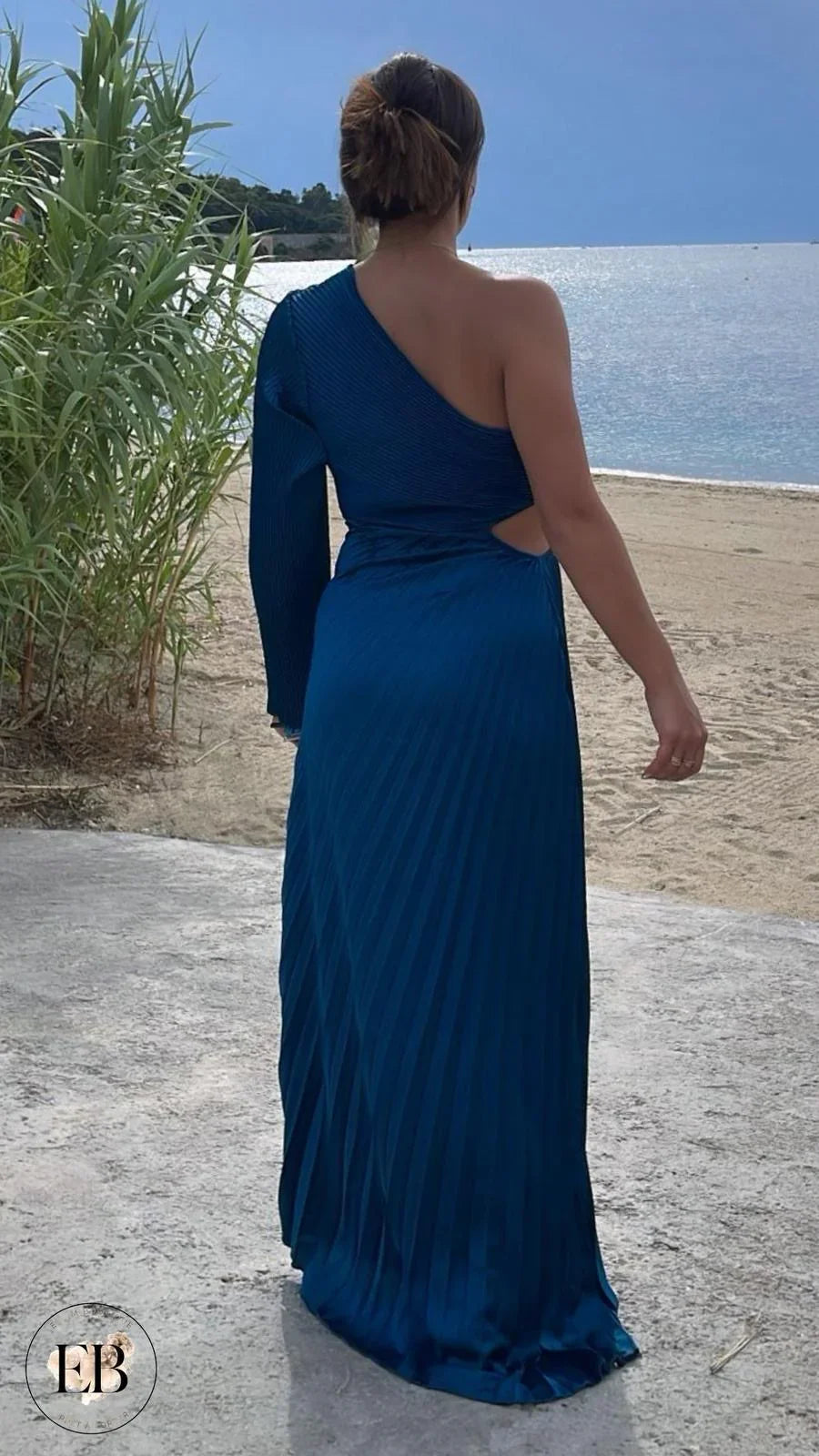 Robe AUDE [ Bleu ] Eylim Boutique