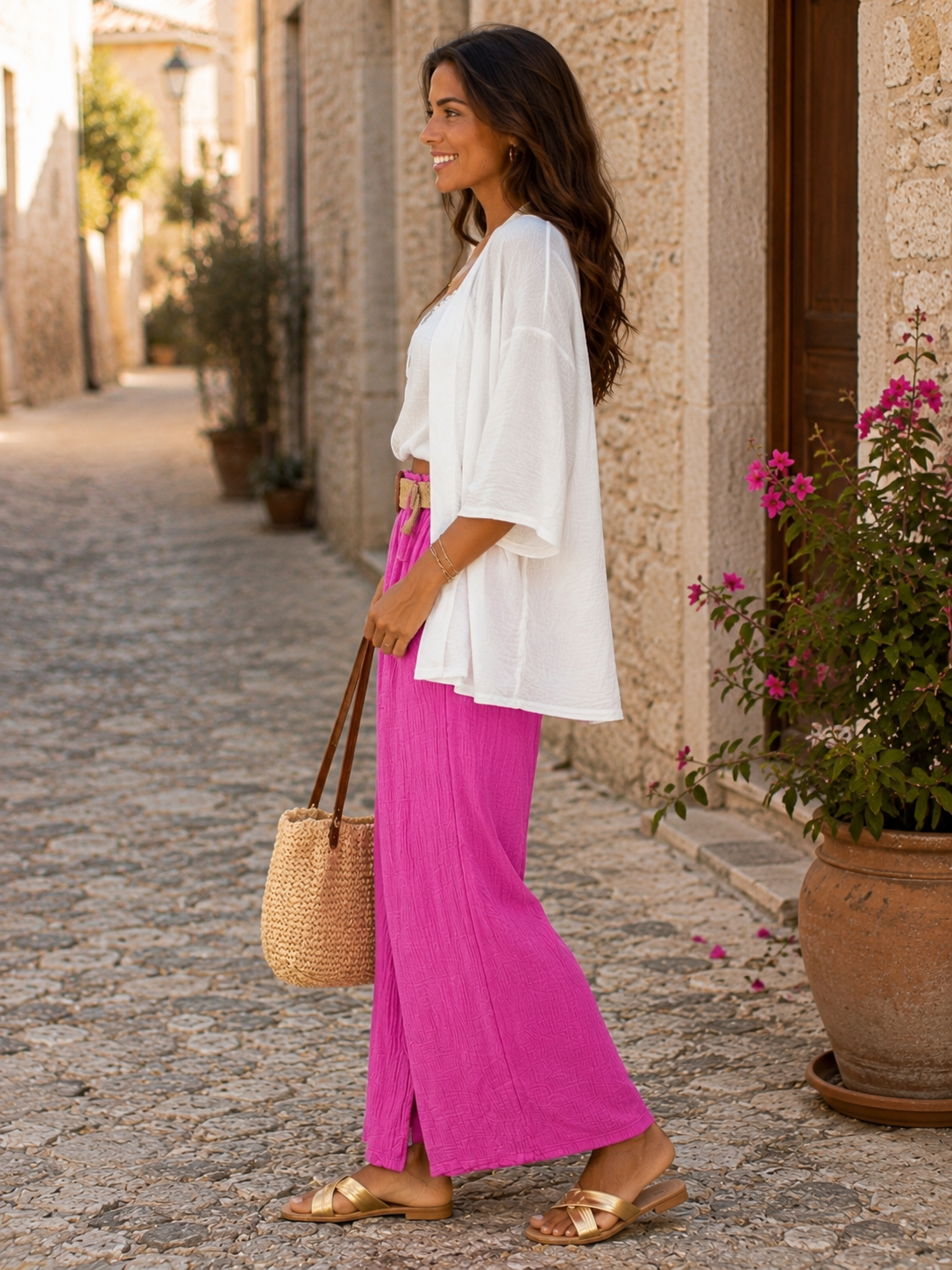 Gilet FLAVIA [ Blanc ] Eylim Boutique