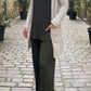 Gilet à capuche CÉLESTE [ Écru ] Eylim Boutique