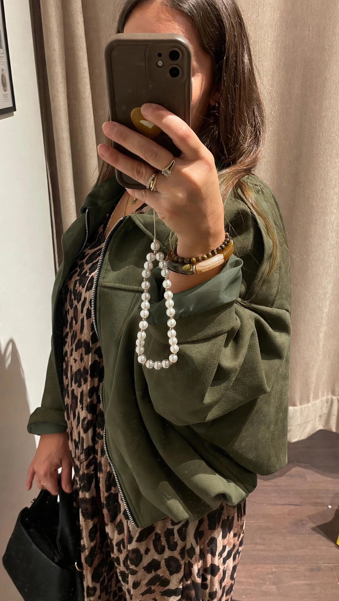 Veste bombers LISON [ Kaki ] Eylim Boutique