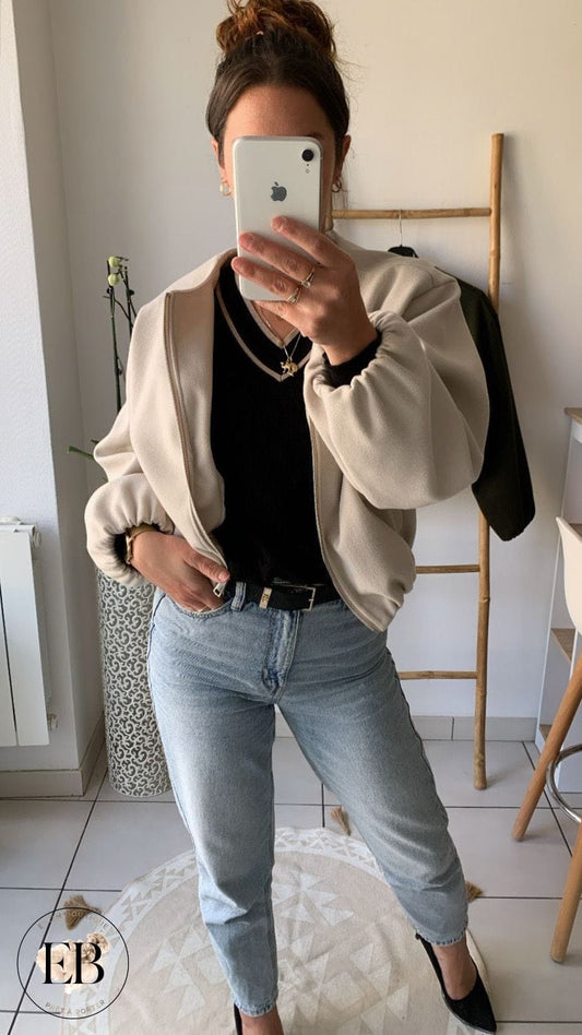 Veste bombers CATIA [ Beige ]