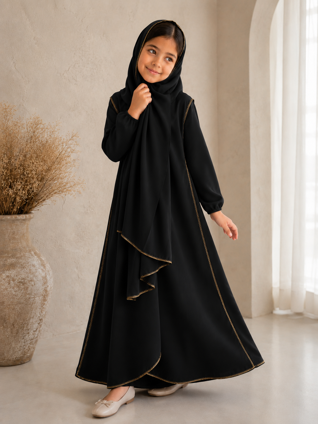 Abaya ENFANT [ Noir ] Eylim Boutique
