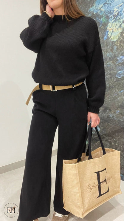 Pantalon ANYA [ Noir ] Eylim Boutique