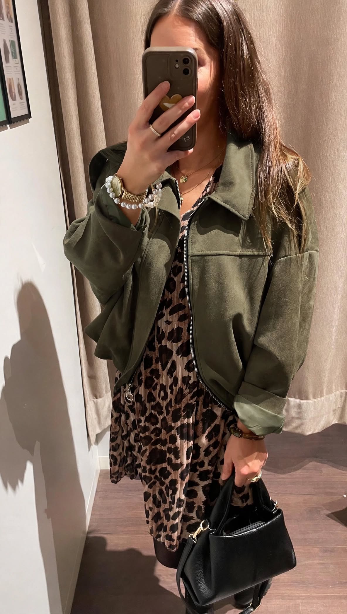 Veste bombers LISON [ Kaki ] Eylim Boutique