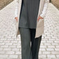 Gilet à capuche CÉLESTE [ Écru ] Eylim Boutique