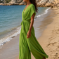Combi pantalon fluide plissée Eylim Boutique