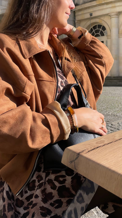 Veste bombers [ Camel ] Eylim Boutique