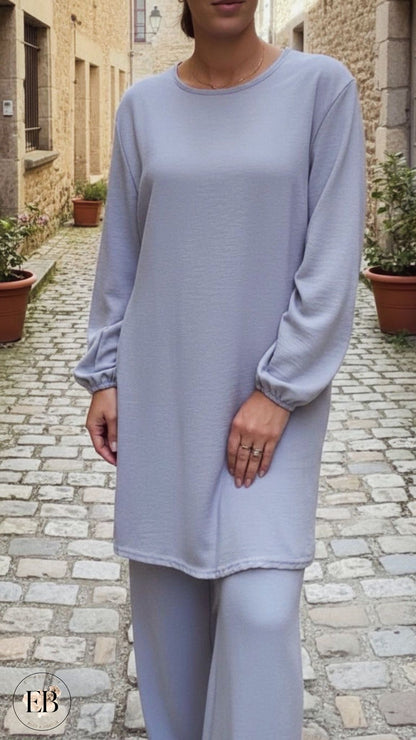 Ensemble ANNA [ Gris clair ] - Eylim Boutique