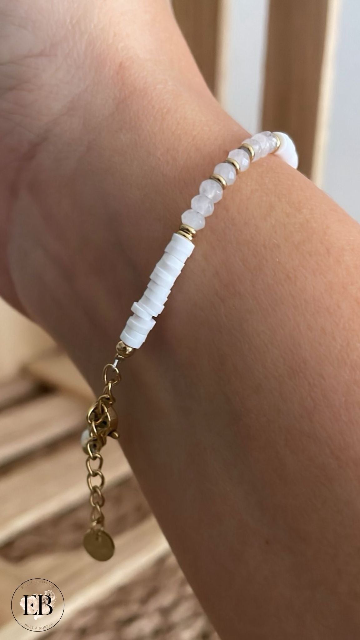 Bracelet NOVA [ Blanc ] Eylim Boutique