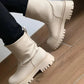 Bottines ALBINA [ Beige ] - Eylim Boutique
