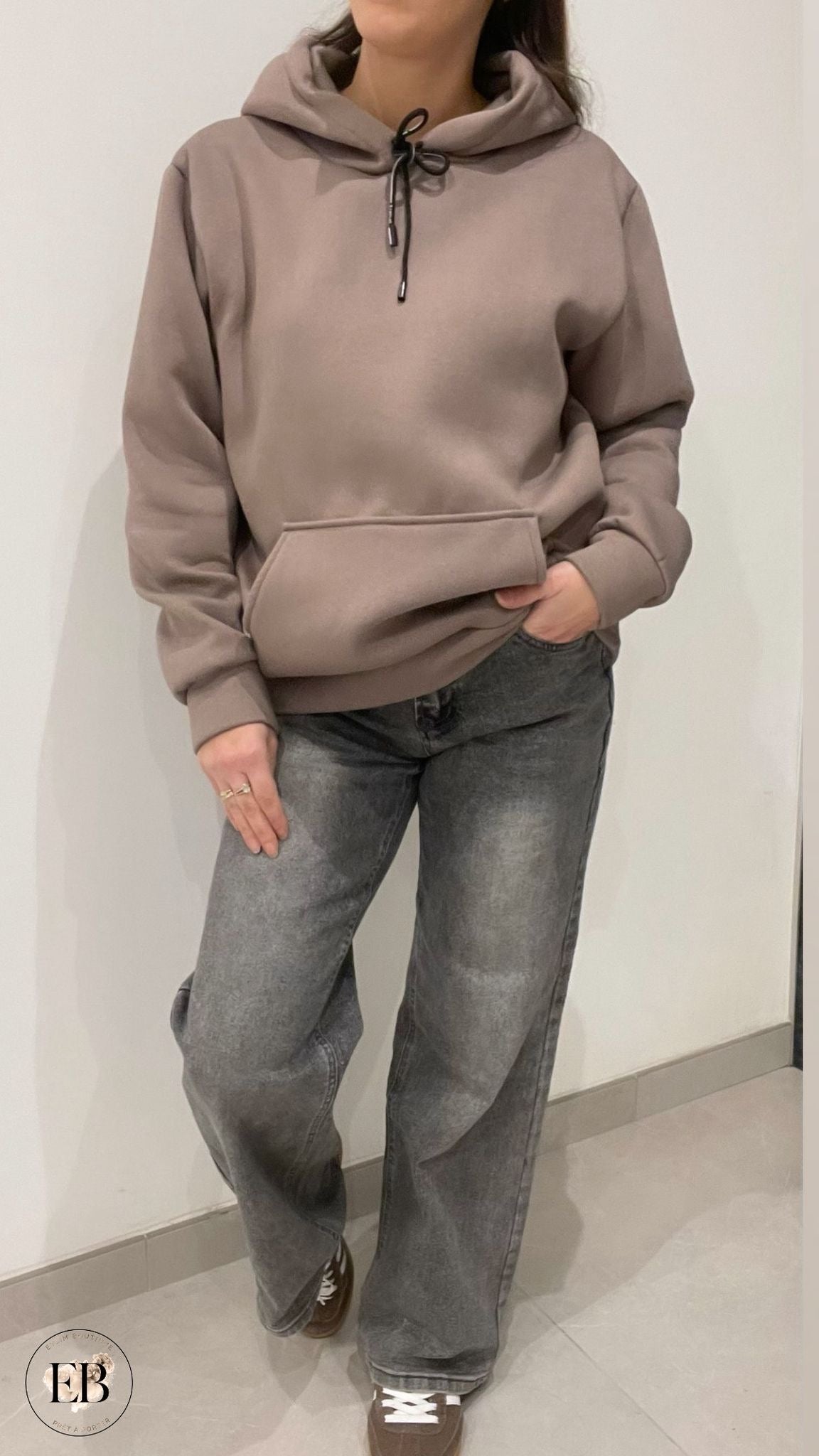 Sweat MALIA [ Taupe ] Eylim Boutique