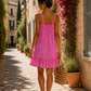 Robe vichy GAËLLE [ Rose fushia ] Eylim Boutique